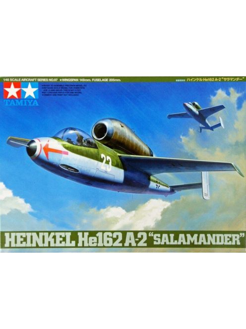 Tamiya - German Heinkel He162 A2 - Salamander