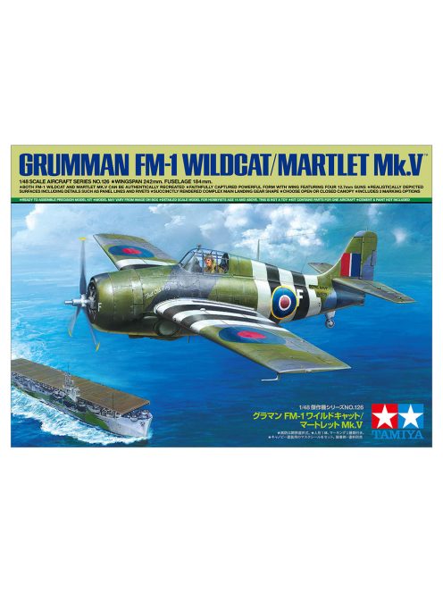 Tamiya - 1:48 Grumman FM-1 Wildcat/Martlet Mk.V