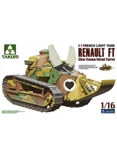   Takom - French Light Tank Renault FT char canon / Girod turret