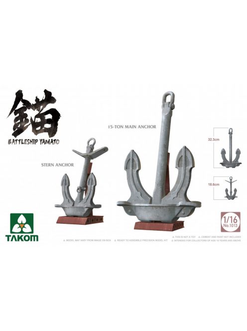 Takom - Battleship Yamato Anchor