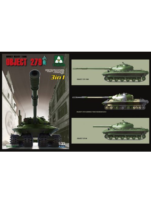 Takom - Soviet Heavy Tank Object 279 (3 in 1)