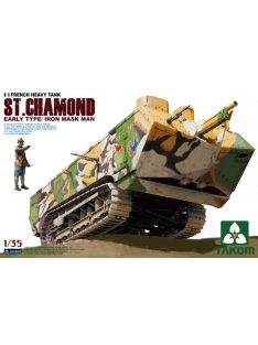   Takom - French Heavy Tank St.Chamond Early Type/Iron Mask Man