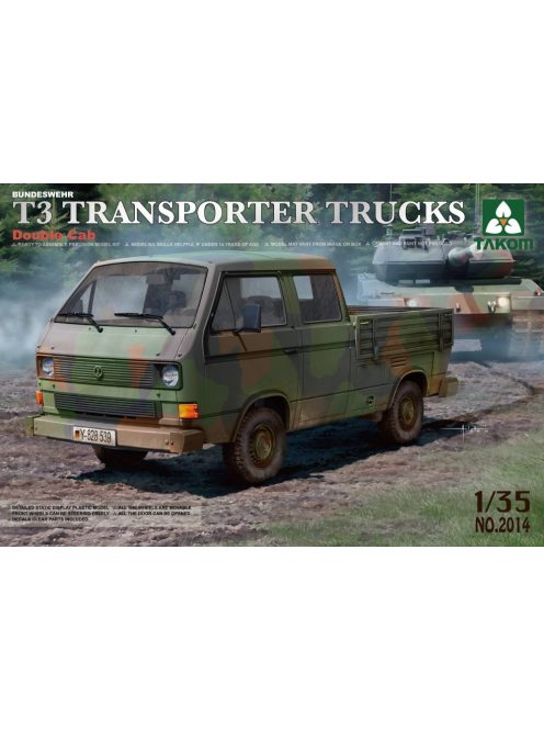 Takom - Bundeswehr T3 Transporter Trucks / Double Cab