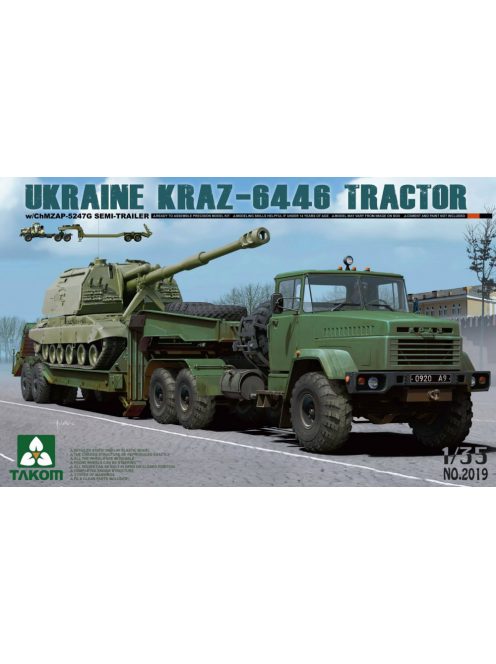 Takom - Ukraine KrAZ-6446 Tractor with ChMZAP-5247G Semi-trailer