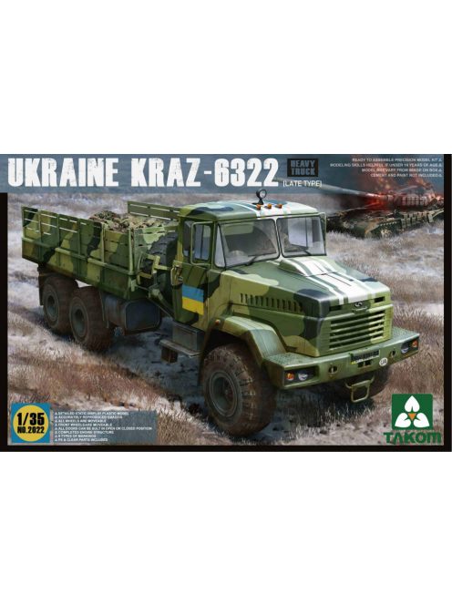 Takom - Ukraine KrAz-6322 Heavy Truck (late type)