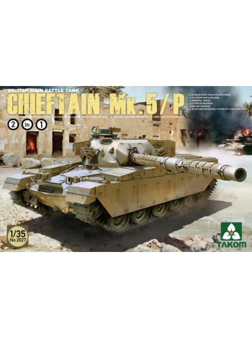 Takom - British Main Battle Tank Chieftain Mk.5/P 2 in 1