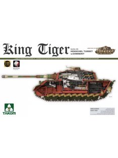   Takom - WWII German Heavy Tank Sd.Kfz.182 King Tiger Henschel Turret with Zimmer