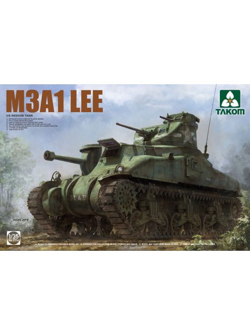 Takom - US Medium Tank M3A1 Lee