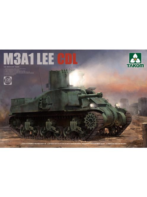 Takom - US Medium Tank M3A1 Lee CDL