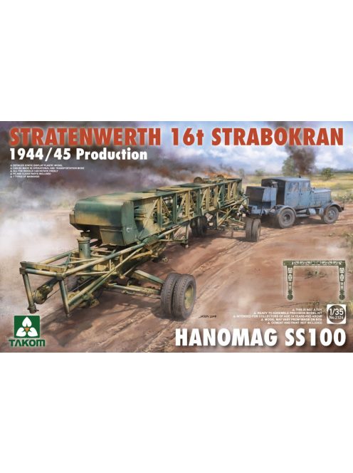 Takom - Stratenwerth 16t Strabokran 1944/45 Production Hanomag SS100