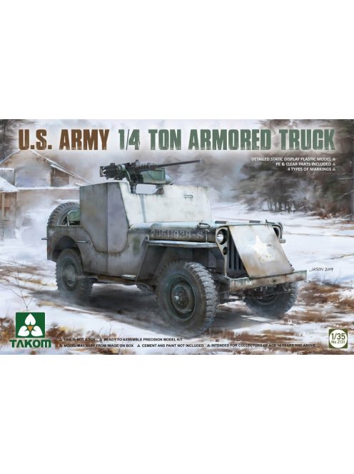 Takom - U.S. Army 1/4 ton armored  truck