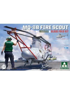 Takom - MQ-8B Fire Scout W/Missile &Blade Fold Kit