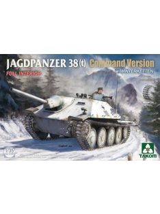   Takom - Jagdpanzer 38(t) Command Version w/ Winterketten Full Interior