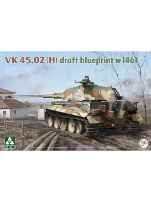 Takom - VK 45.02 (H) draft blueprint w1461