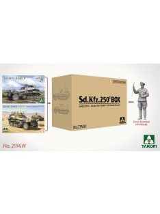   Takom - Sd.Kfz. 250 BOX 250/1 + 250/3 GREIF + 1/16 Erwin Rommel