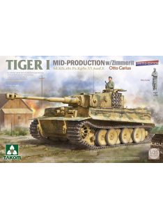   Takom - Tiger I Mid-Production w/Zimmerit Sd.Kfz.181 Pz.Kpfw.VI Ausf.E Sd.Kfz.181 Pz.Kpfw.VI Ausf.E Otto Carius (Limited edition)