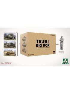   Takom - Tiger I Big Box Mid+Late+Mid/Otto Carius + 1/16 Otto Carius (Limited edition)