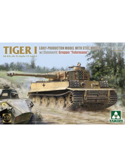 Takom - Tiger I  Sd.Kfz.181 Pz.Kpfw.Vi Ausf.E Early-Production Model With Steel 