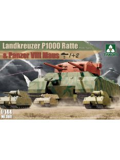   Takom - WWII Heavy Battle Tank Landkreuzer P1000 Ratte Proto type & Panzer VIII