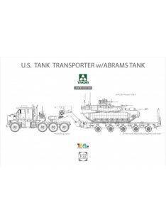 Takom - U.S. Tank Transporter w/Abrams Tank