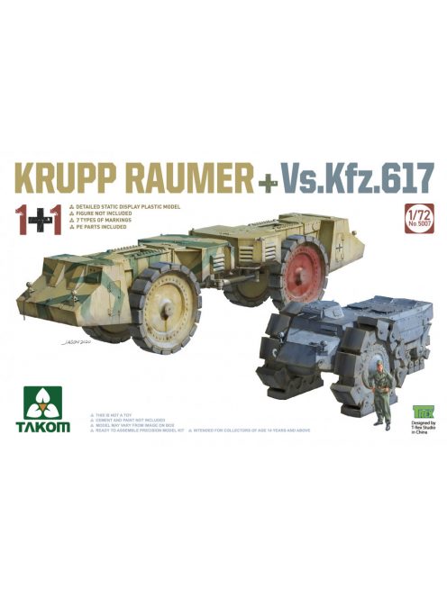 Takom - KRUPP RAUMER+Vs.Kfz.617 (1+1)