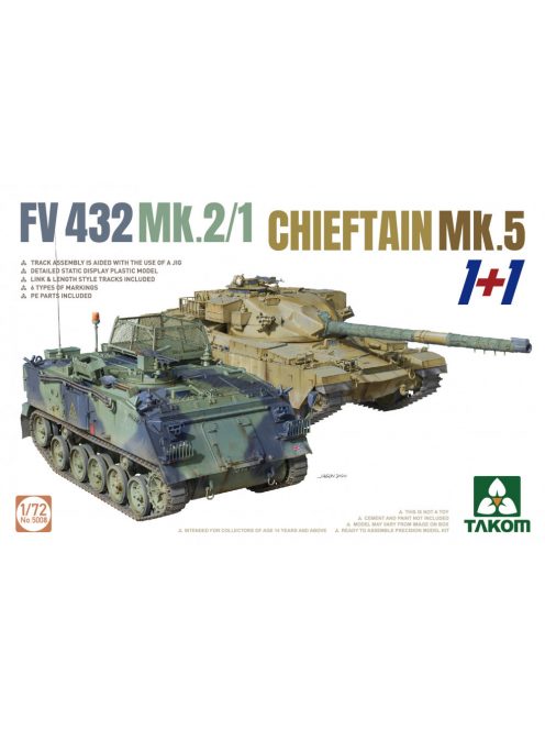 Takom - FV 432 MK.2/1+CHIEFTAIN MK.5 (1+1)