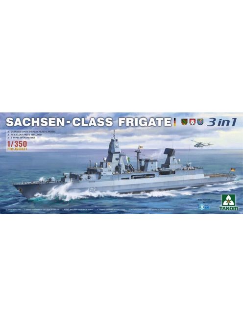 Takom - Sachsen-Class Frigate 3 in 1