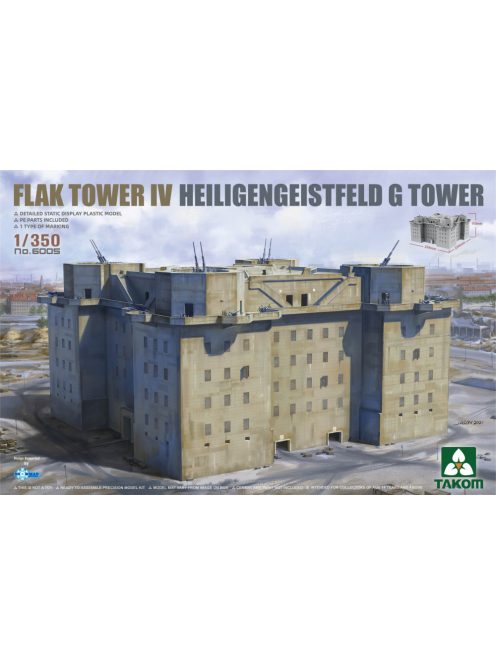 Takom - Flak Tower Iv Heiligengeistfeld G Tower