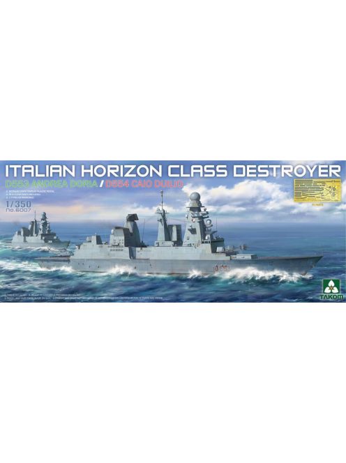 Takom - ITALIAN HORIZON CLASS DESTROYER D553 ANDREA DORIA / D554 CAIO DUILIO