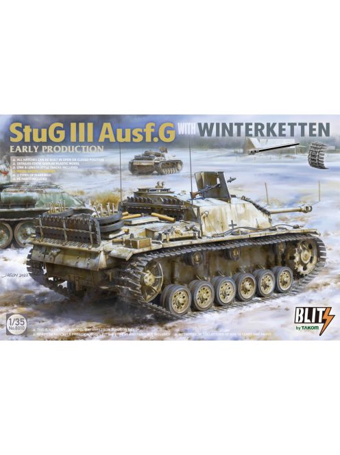 Takom - Stug.III Ausf.G Early Production With Winterketten