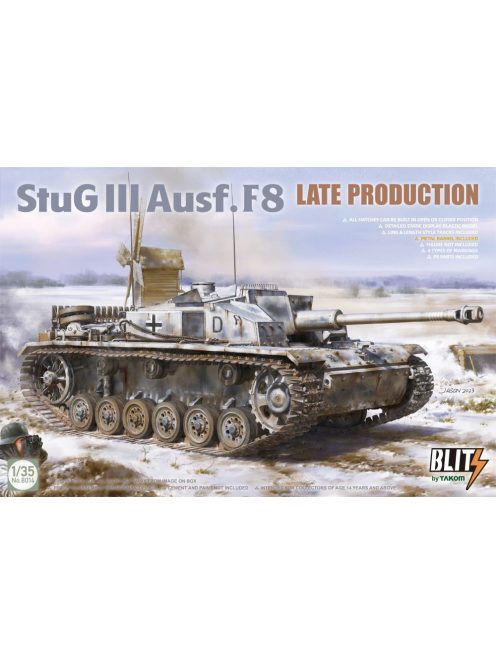 Takom - Stug III Ausf.F8 Late Prodution