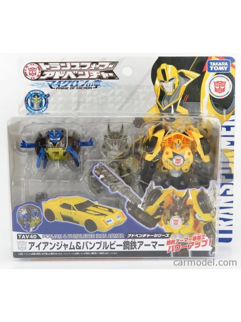 Takara-Tomy - Takara-Tomy Transformers Iron Jam Bumblebee Cm. 12.0 Yellow Black