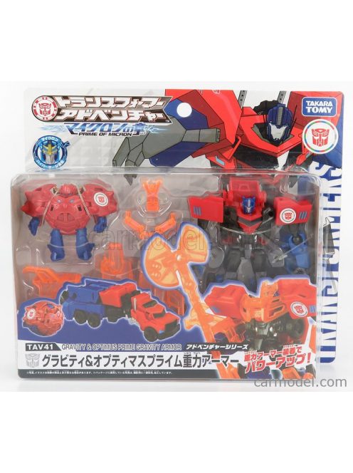 Takara-Tomy - Takara-Tomy Transformers Gravity Optimus Prime Cm. 12.0 Red Blue