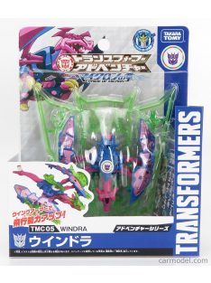   Takara-Tomy - Takara-Tomy Transformers Adventure Tmc05 Windra Cm. 7.5 Blue Pink