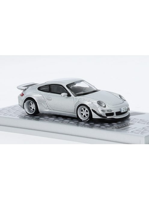 Tarmac - Porsche 911 (997) RWB, silber, Abu Dhabi, 1:64