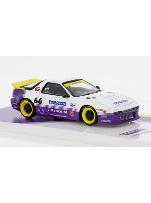 Tarmac - Mazda RX-7 (FC3S) Pandem, weiss/lila, #66, 1:64