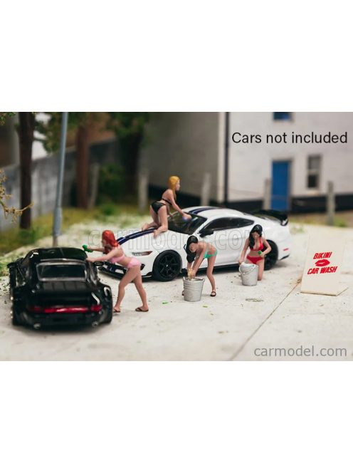 Tarmac - Accessories Diorama Figures Gilrs Bikini Car Wash Various