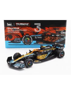   Tarmac - McLAREN F1  MCL36 TEAM MCLAREN N 3 ABU DHABI GP 2022 DANIEL RICCIARDO ORANGE LIGHT BLUE