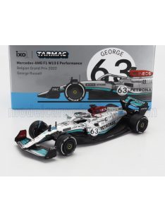   Tarmac - MERCEDES GP F1 W13E TEAM MERCEDES-AMG PETRONAS F1 N 63 4th BELGIUM GP 2022 GEORGE RUSSELL SILVER GREEN