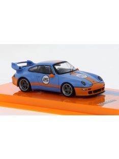   Tarmac - Porsche 911 (993) Gunther Works, hellblau/orange, 1:64