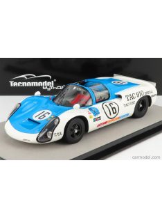   Tecnomodel - Porsche 910 1991Cc Team Taki Racing N 16 Winner Class Japan Gp 1969 H.Hasegawa - H.Kazato Light Blue White