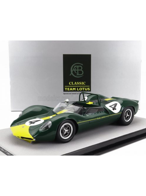 Tecnomodel - LOTUS TYPE 30 N 4 OULTON PARK TT 1965 JIM CLARK GREEN YELLOW