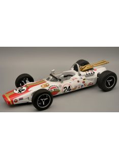   Tecnomodel - LOLA T90 N 24 WINNER INDIANAPOLIS INDY 500 1966 GRAHAM HILL WHITE RED YELLOW