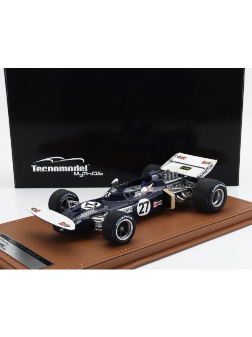 Tecnomodel - MARCH F1  711 N 27 SPANISH GP 1971 HENRI PESCAROLO BLUE