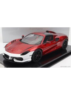   Tecnomodel - Touring Superleggera Arese Rh95 (Chassis And Engine F-12) 2021 Red Met - Gloss White