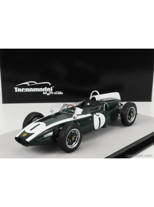 Tecnomodel - Cooper F1 T53 N 1 British Silverstone Gp World Champion 1960 Jack Brabham Green