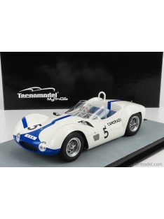   Tecnomodel - Maserati Tipo 61 Birdcage Camoradi N 5 Winner 1000Km Nurburgring 1960 S.Moss - D.Gurney White