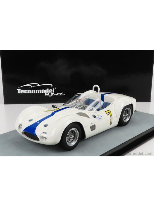 Tecnomodel - Maserati F1 Tipo 61 Birdcage N 7 Winner Cuba Havana Gp 1960 Stirling Moss White