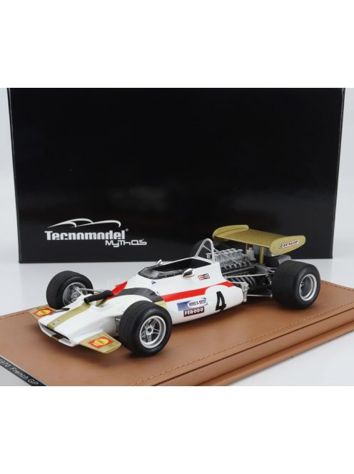 Tecnomodel - BRM F1  P153 FRENCH GP 1970 GEORGE EATON WHITE GOLD