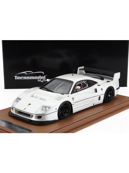 Tecnomodel - FERRARI F40 LM PRESS VERSION 1996 - WITH 5 SPOKE BLACK RIMS WHITE MET